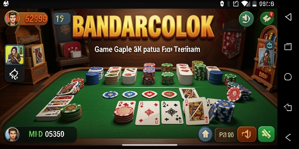 Tampilan gameplay BANDARCOLOK yang seru dan mengasyikkan.