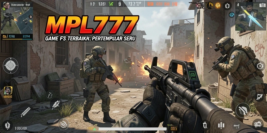 Screenshot menunjukkan aksi pertempuran mendebarkan di MPL777.