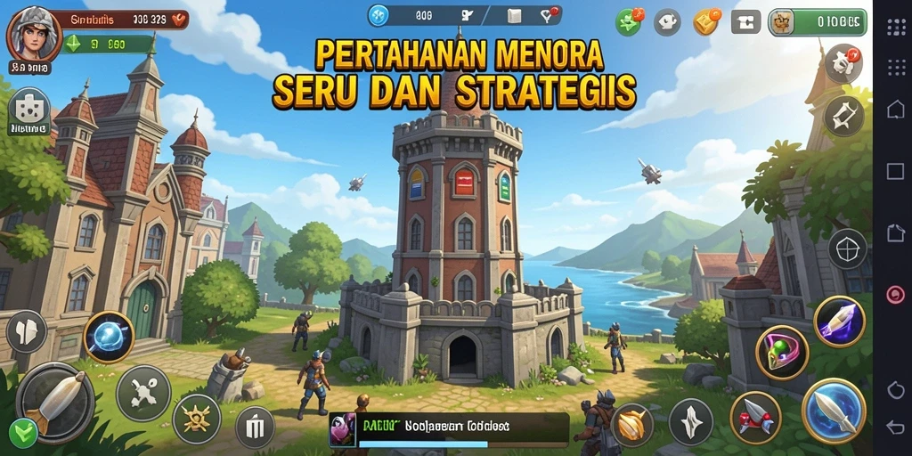Gameplay N06 yang mendebarkan dalam strategi Tower Defense.