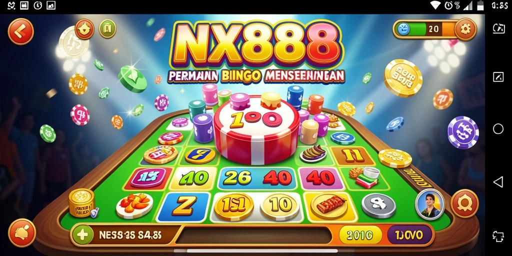 Tampilan menarik dari gameplay NX888 yang penuh warna dan seru.
